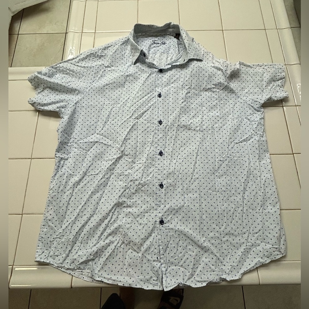 Men’s XL Tasso Elba Button Down Short Sleeve